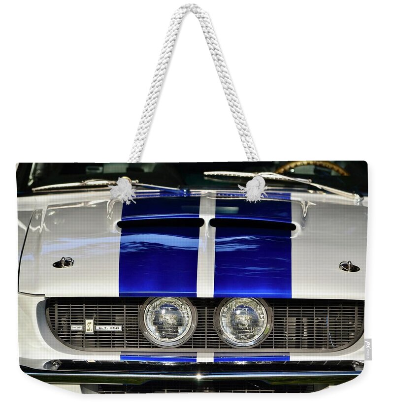  Weekender Tote Bag featuring the photograph Shelby by Dean Ferreira