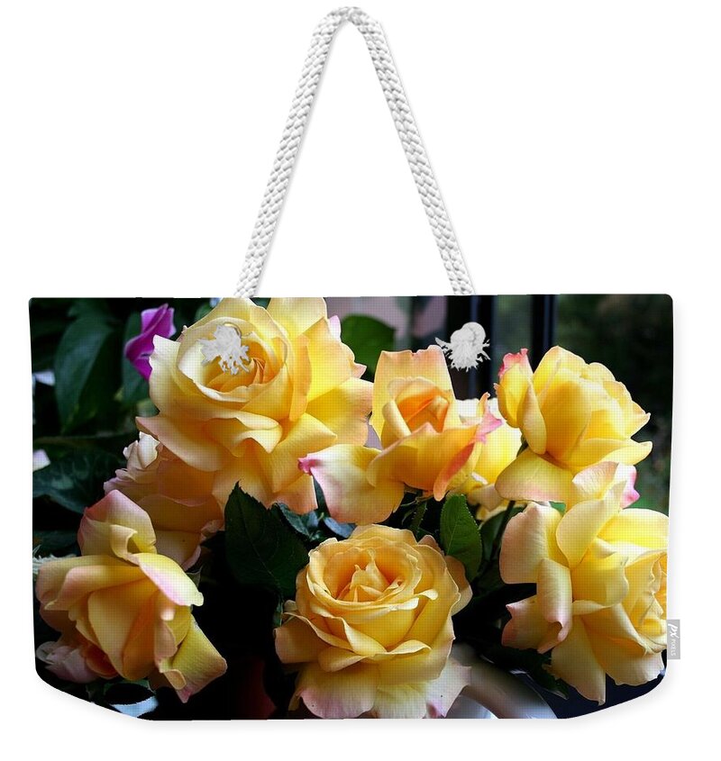 Still Life Weekender Tote Bag featuring the photograph Still Life #2 by Mariel Mcmeeking