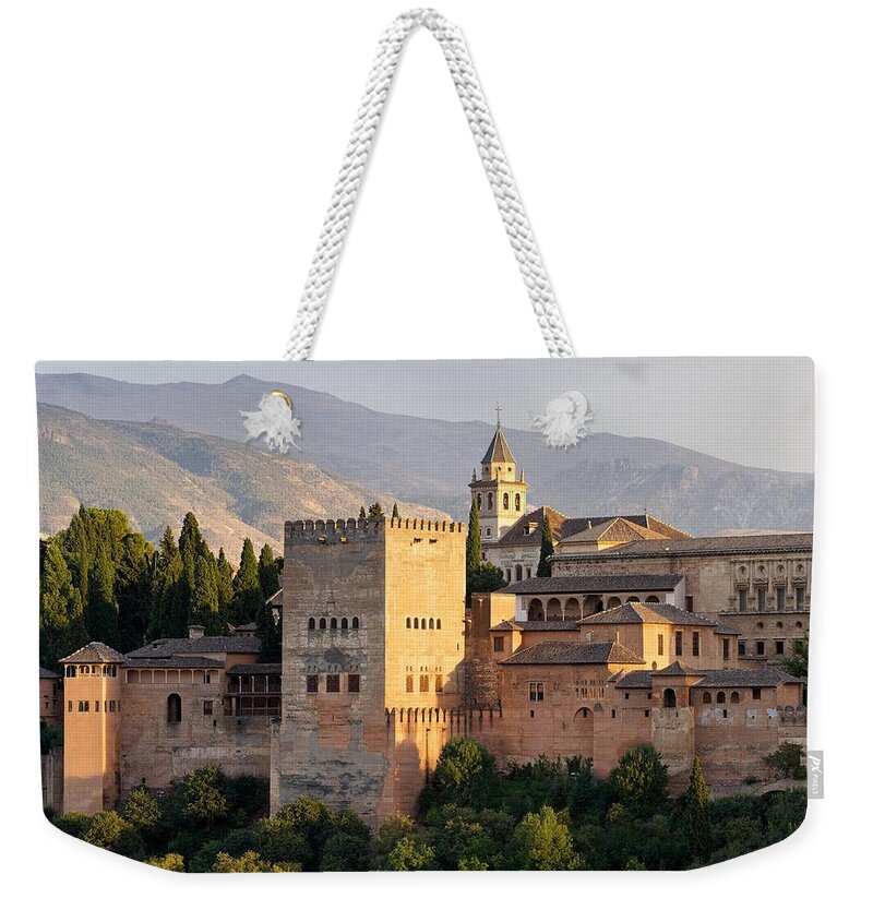 Alhambra Weekender Tote Bag featuring the photograph The Alhambra #2 by Stephen Taylor