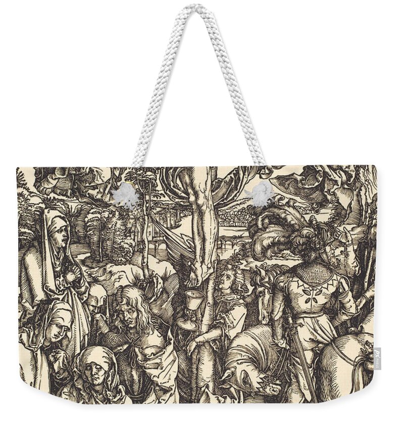  Weekender Tote Bag featuring the drawing The Crucifixion #2 by Albrecht D?rer