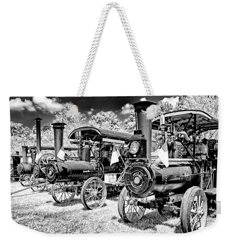 Tractors Weekender Tote Bag featuring the photograph The old way of farming #2 by Paul W Faust - Impressions of Light