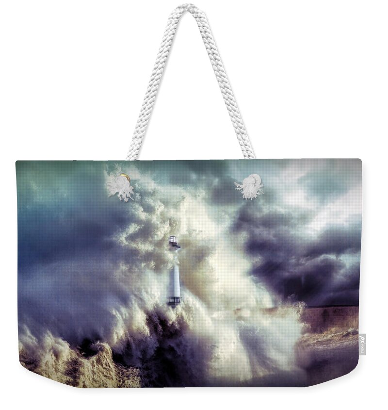 Storm Weekender Tote Bag featuring the photograph The perfect storm #2 by Lilia S