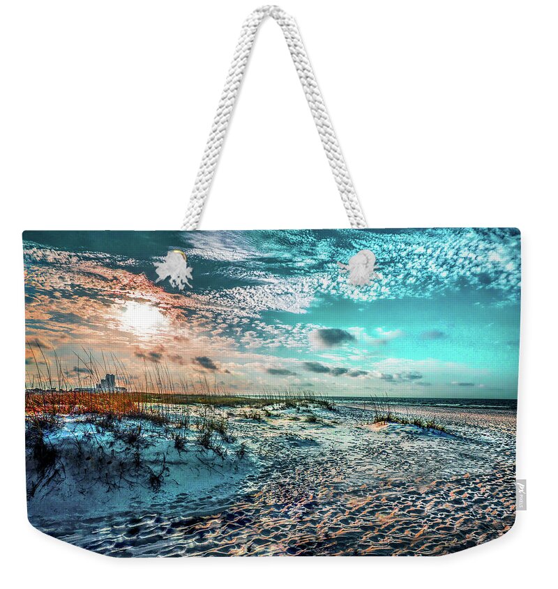 Alabama Weekender Tote Bag featuring the photograph Turquoise Beach #2 by Michael Thomas