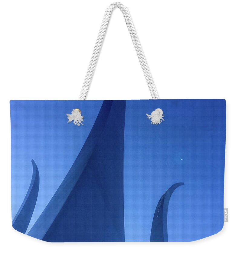 Air Force Weekender Tote Bag featuring the photograph US Air Force Memorial #2 by Thomas Marchessault