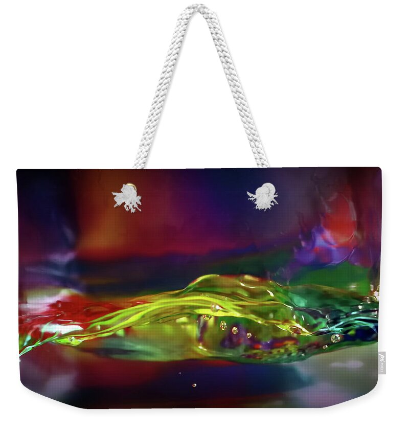 Water Weekender Tote Bag featuring the digital art Water #2 by Super Lovely