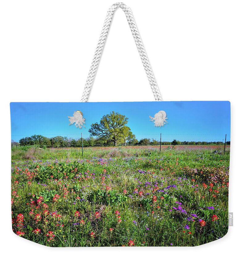 Tx Weekender Tote Bag featuring the photograph Wild Texas #2 by Lynn Bauer