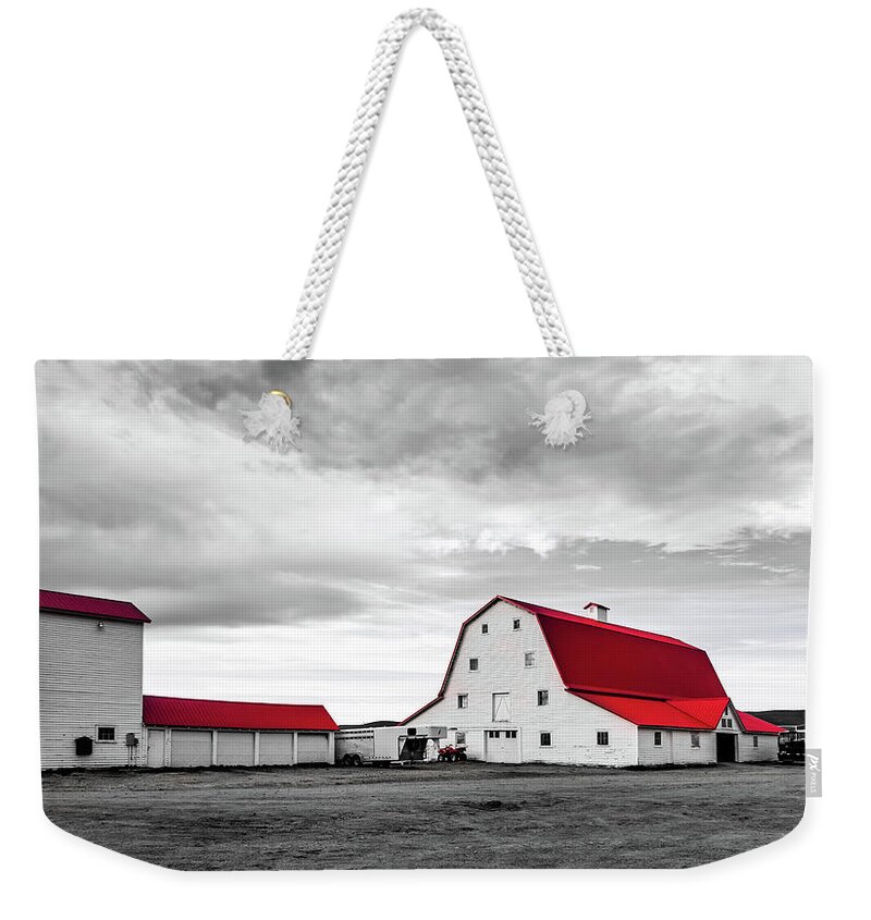 Carbon County Weekender Tote Bag featuring the photograph Wyoming Ranch #2 by Mountain Dreams
