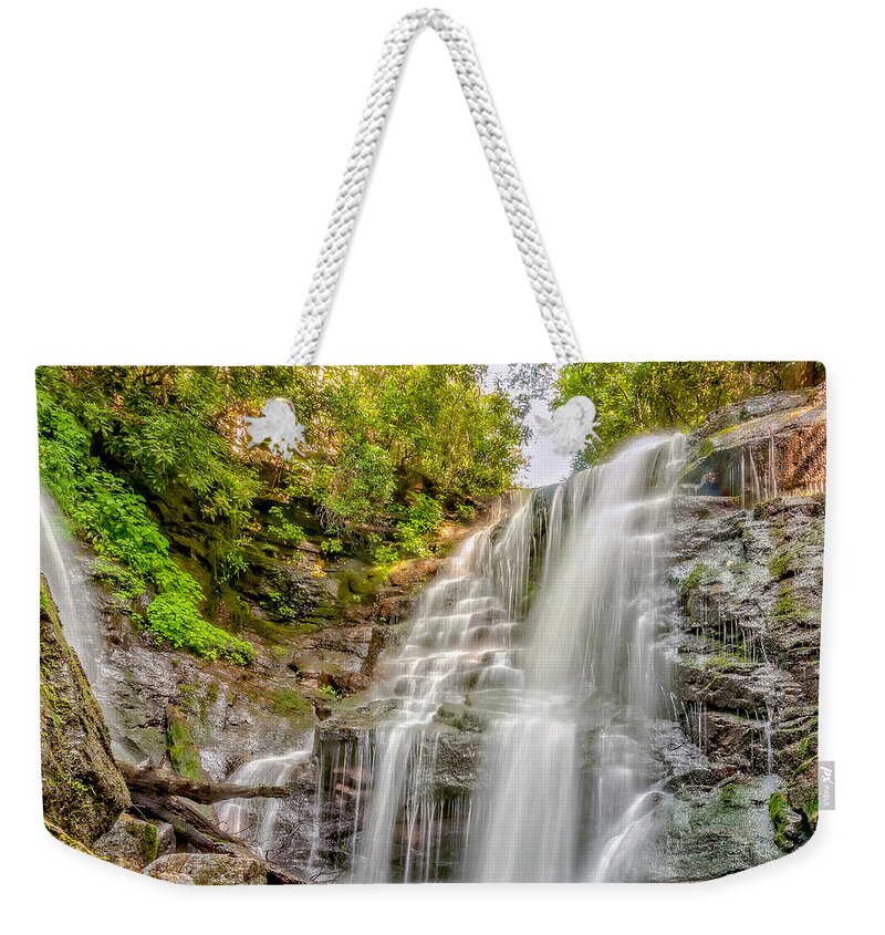 Christopher Holmes Photography Weekender Tote Bag featuring the photograph Rocky Falls by Christopher Holmes