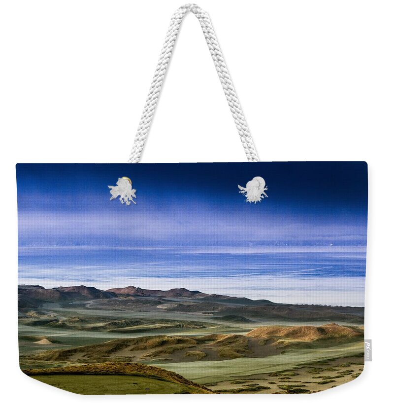 Golf Course Weekender Tote Bag featuring the photograph 2015 US Open - Chambers Bay V by E Faithe Lester