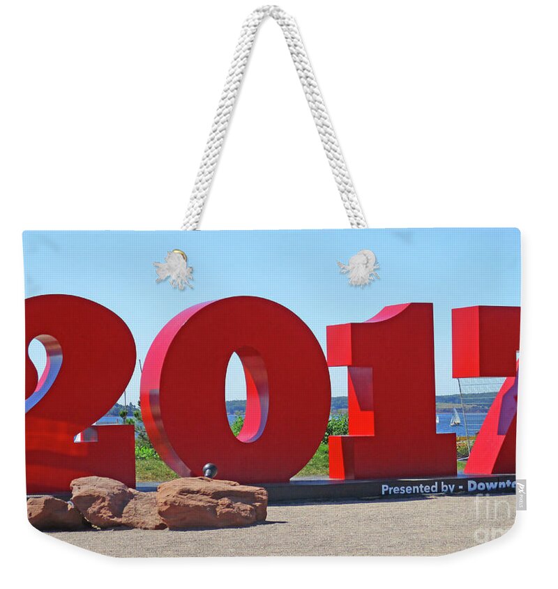 2017 Weekender Tote Bag featuring the photograph 2017 by Randall Weidner