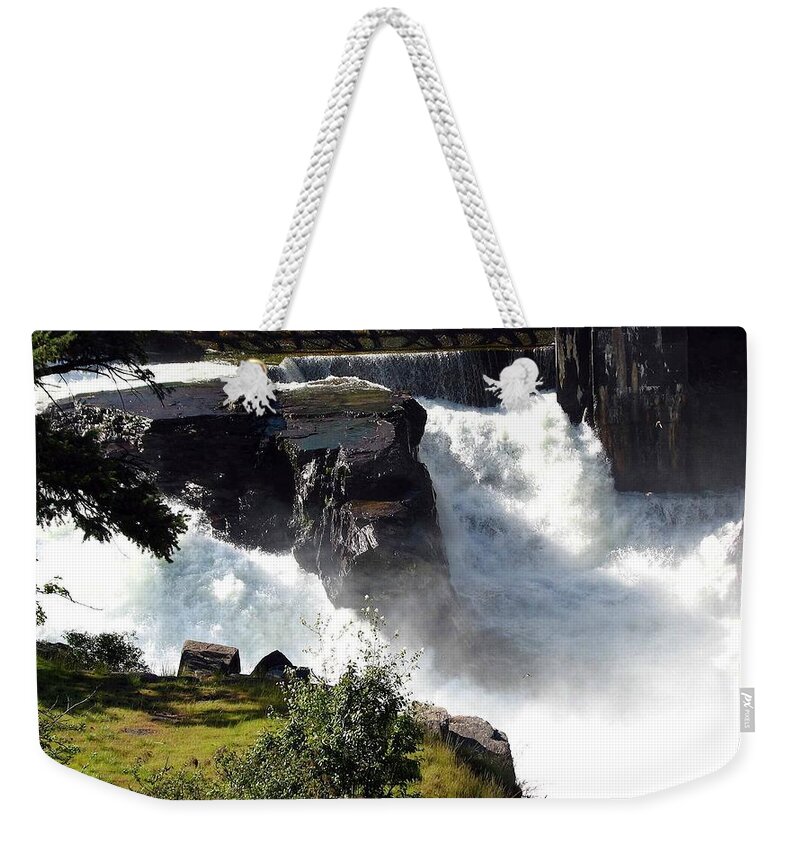 Waterfall Weekender Tote Bag featuring the photograph Waterfall #21 by Jackie Russo