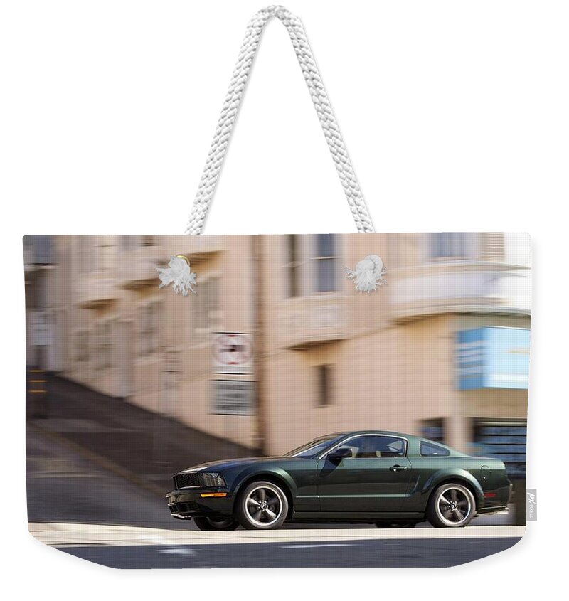 Ford Mustang Weekender Tote Bag featuring the photograph Ford Mustang #24 by Jackie Russo