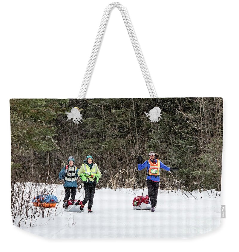 Arrowhead Ultra 135 Weekender Tote Bag featuring the photograph 2409 by Lori Dobbs