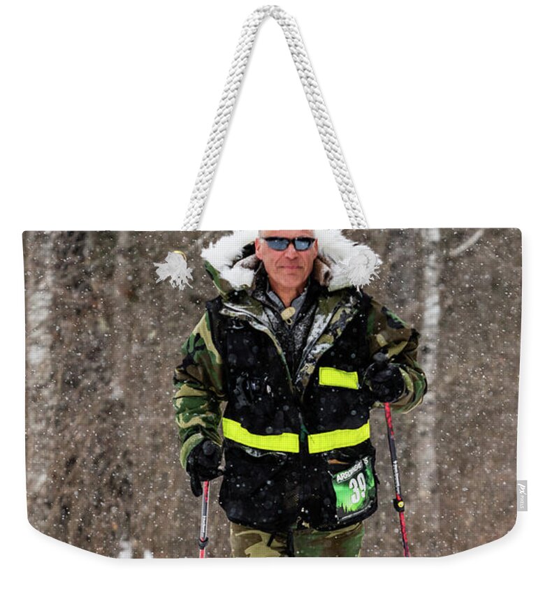 Arrowhead Ultra 135 Weekender Tote Bag featuring the photograph 2485 by Lori Dobbs