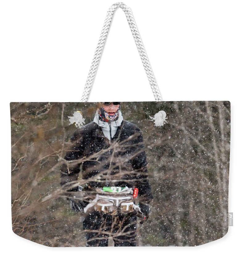 Arrowhead Ultra 135 Weekender Tote Bag featuring the photograph 2491 by Lori Dobbs
