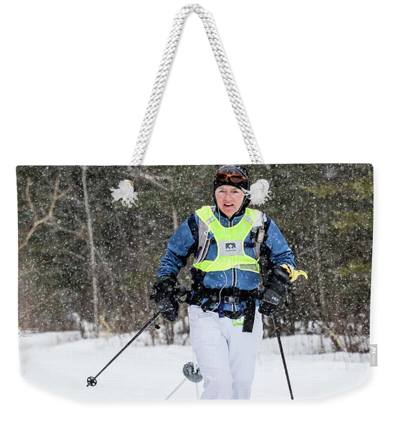 Arrowhead Ultra 135 Weekender Tote Bag featuring the photograph 2496 by Lori Dobbs