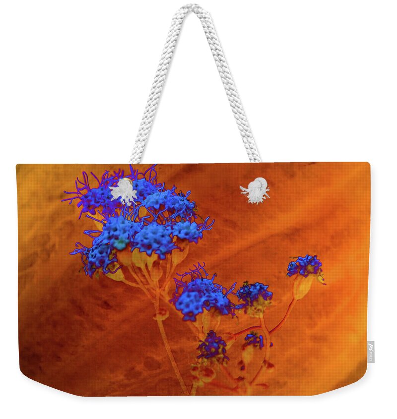 Texture Weekender Tote Bag featuring the photograph Texture Flowers #25 by Prince Andre Faubert