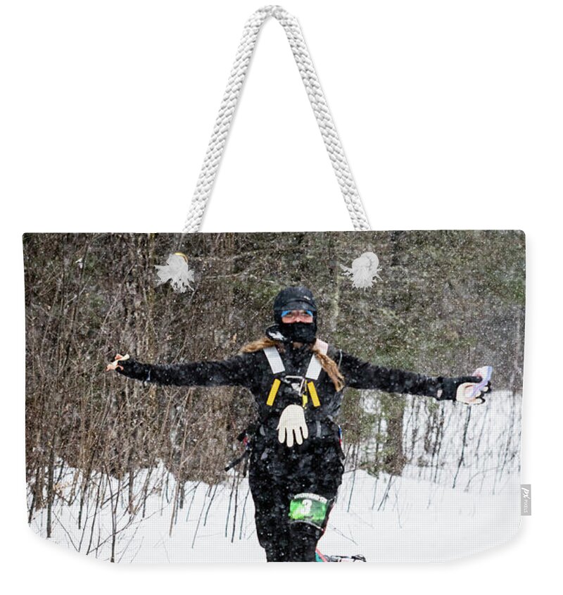 Arrowhead Ultra 135 Weekender Tote Bag featuring the photograph 2509 by Lori Dobbs