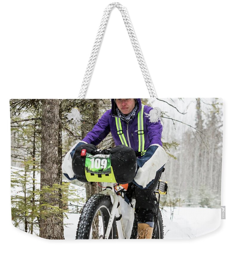 Arrowhead Ultra 135 Weekender Tote Bag featuring the photograph 2550 by Lori Dobbs
