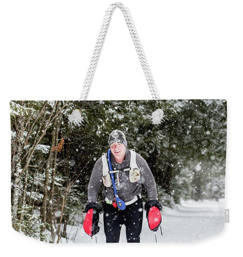 Arrowhead Ultra 135 Weekender Tote Bag featuring the photograph 2613 by Lori Dobbs
