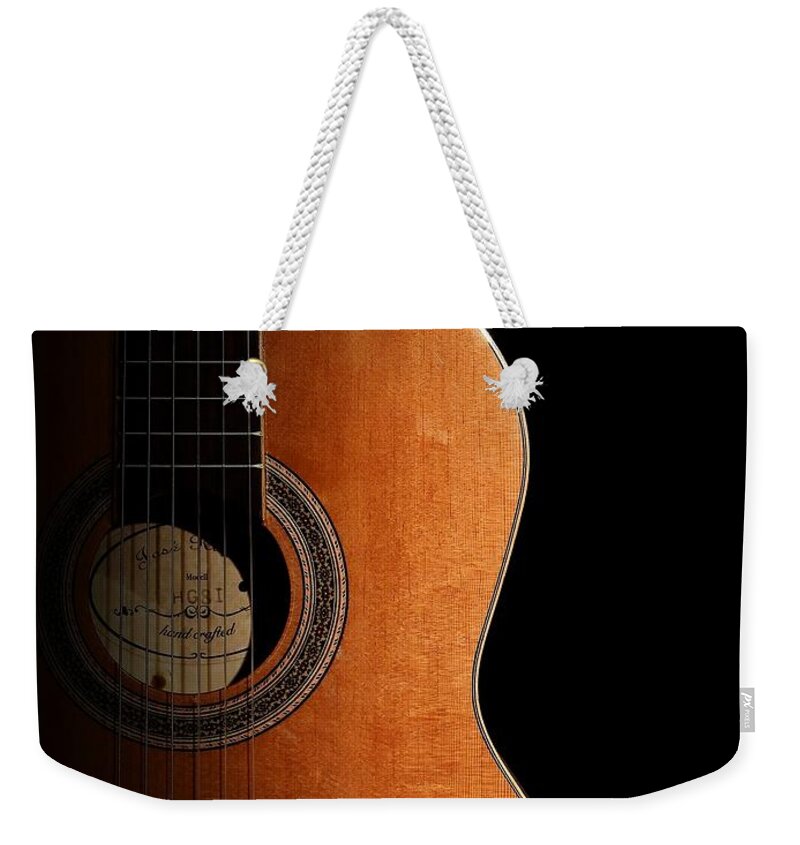 Guitar Weekender Tote Bag featuring the photograph Guitar #27 by Mariel Mcmeeking