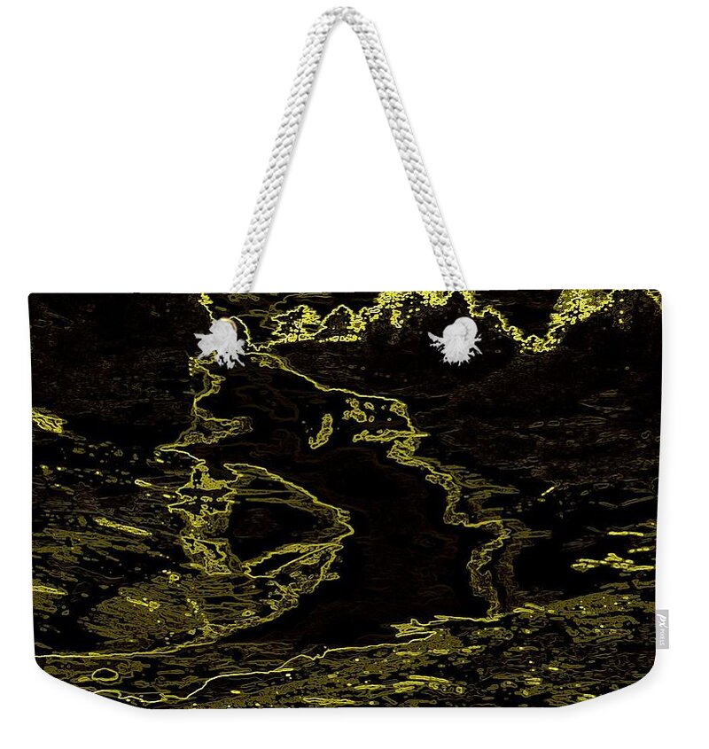 Abstract Weekender Tote Bag featuring the digital art Abstract #29 by Super Lovely