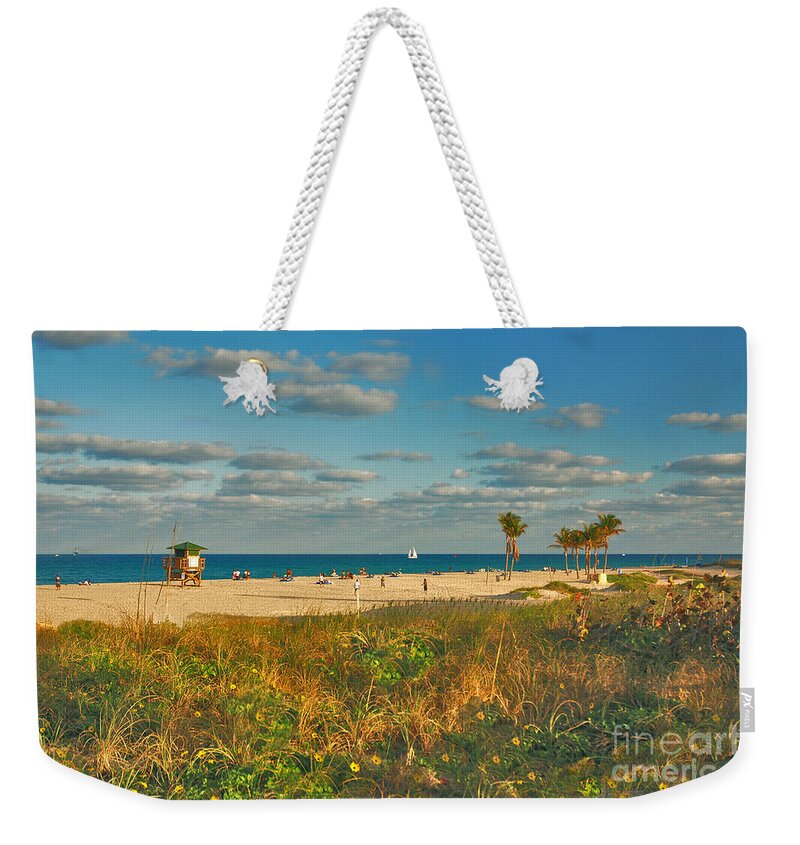  Singer Island Weekender Tote Bag featuring the photograph 29- Greetings From Sunny Singer Island by Joseph Keane