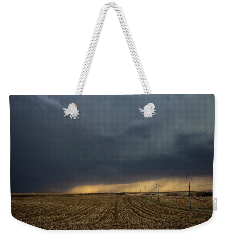 Nebraskasc Weekender Tote Bag featuring the photograph 2nd Storm Chase of 2018 001 by NebraskaSC