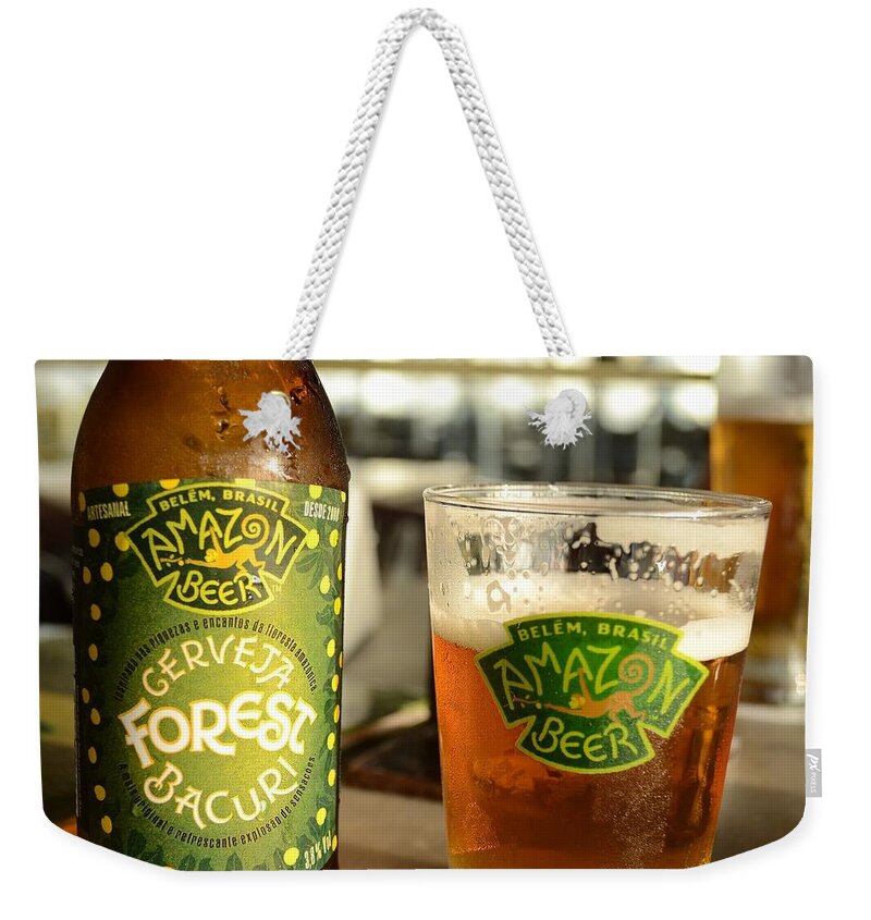 Beer Weekender Tote Bag featuring the photograph Beer #3 by Jackie Russo