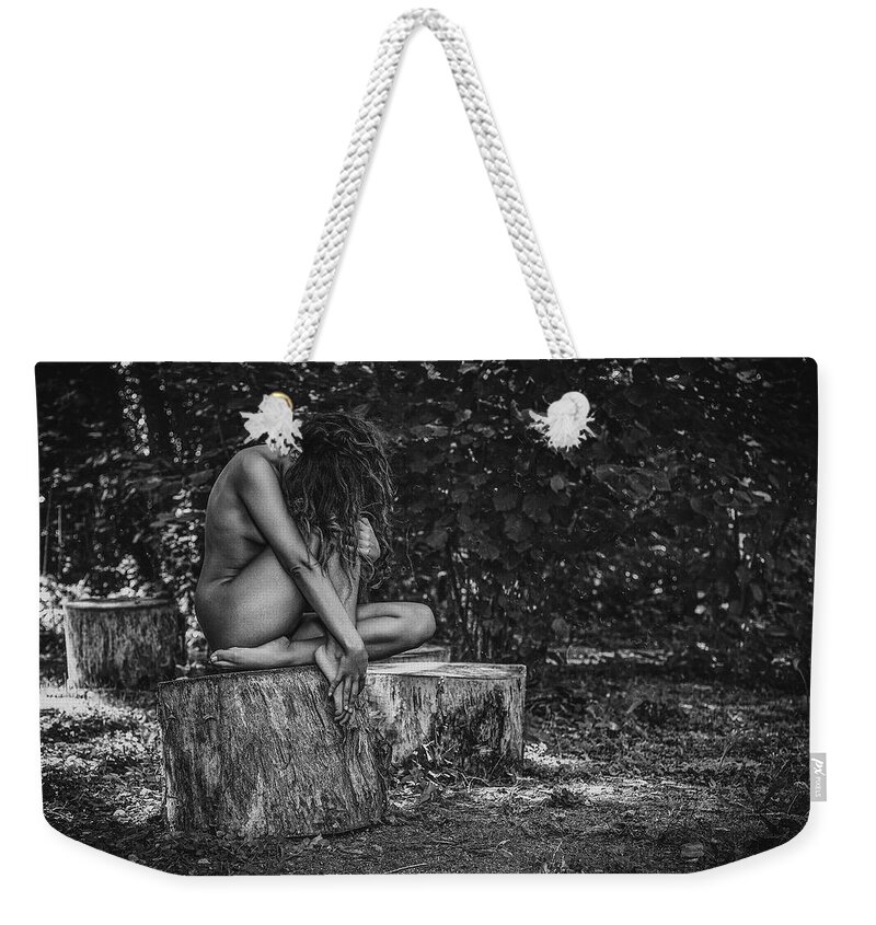 Adult Weekender Tote Bag featuring the photograph Dany by Traven Milovich