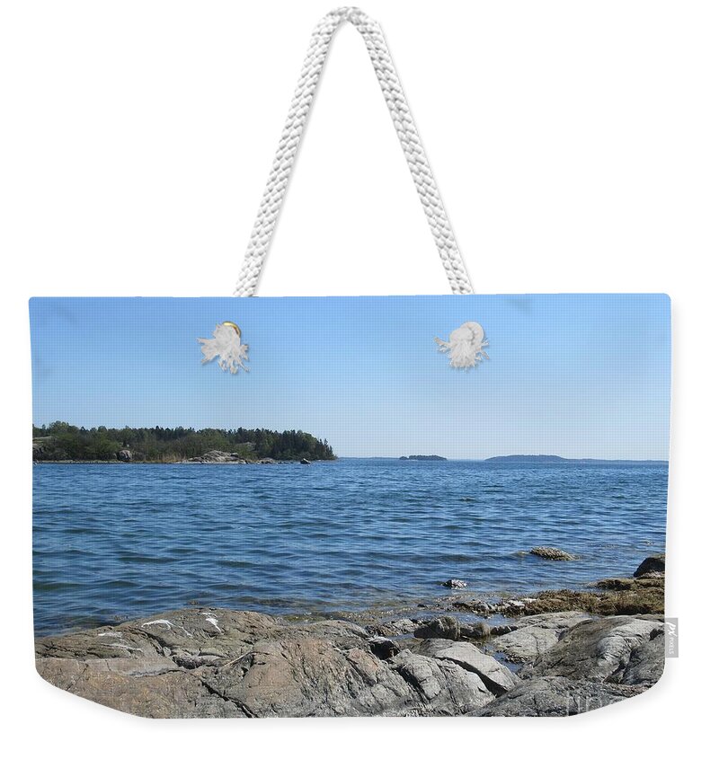 Trosa Weekender Tote Bag featuring the photograph In Stensund #2 by Chani Demuijlder
