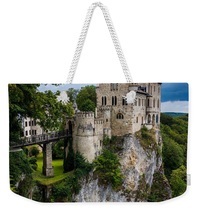 Lichtenstein Castle Weekender Tote Bag featuring the photograph Lichtenstein Castle - Baden-Wurttemberg - Germany by Gary Whitton