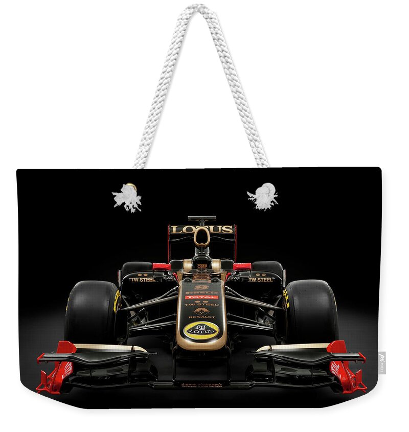 Lotus Weekender Tote Bag featuring the digital art Lotus #3 by Super Lovely