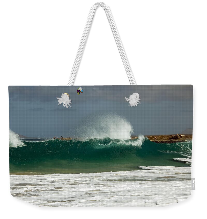 Atlantic Sea Weekender Tote Bag featuring the photograph Cape Verde by Gouzel -