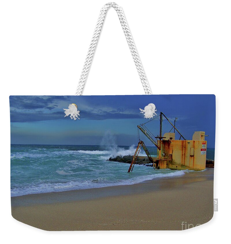 Singer Island Weekender Tote Bag featuring the photograph 3- Pump House by Joseph Keane