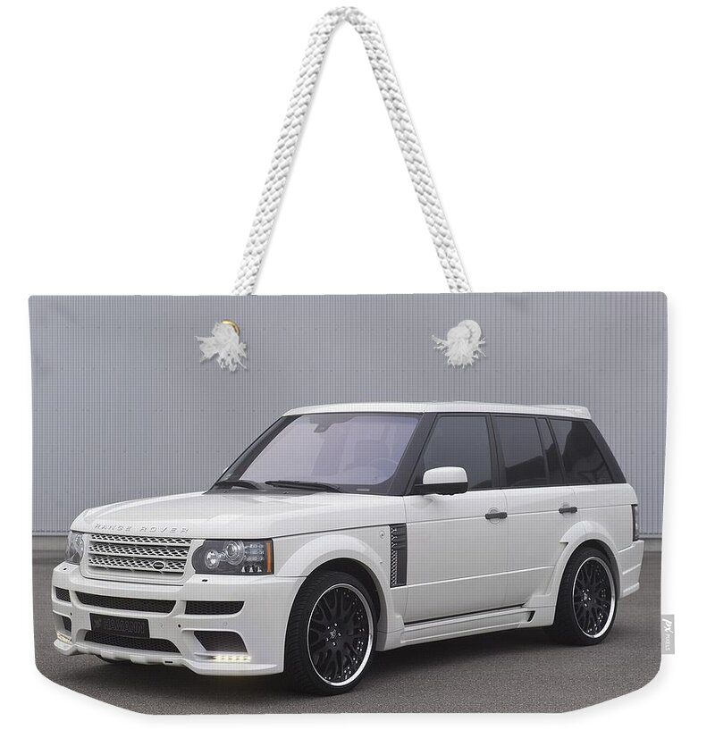 Range Rover Weekender Tote Bag featuring the digital art Range Rover #3 by Super Lovely