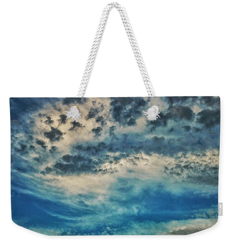 Sky Weekender Tote Bag featuring the digital art Sky #3 by Super Lovely