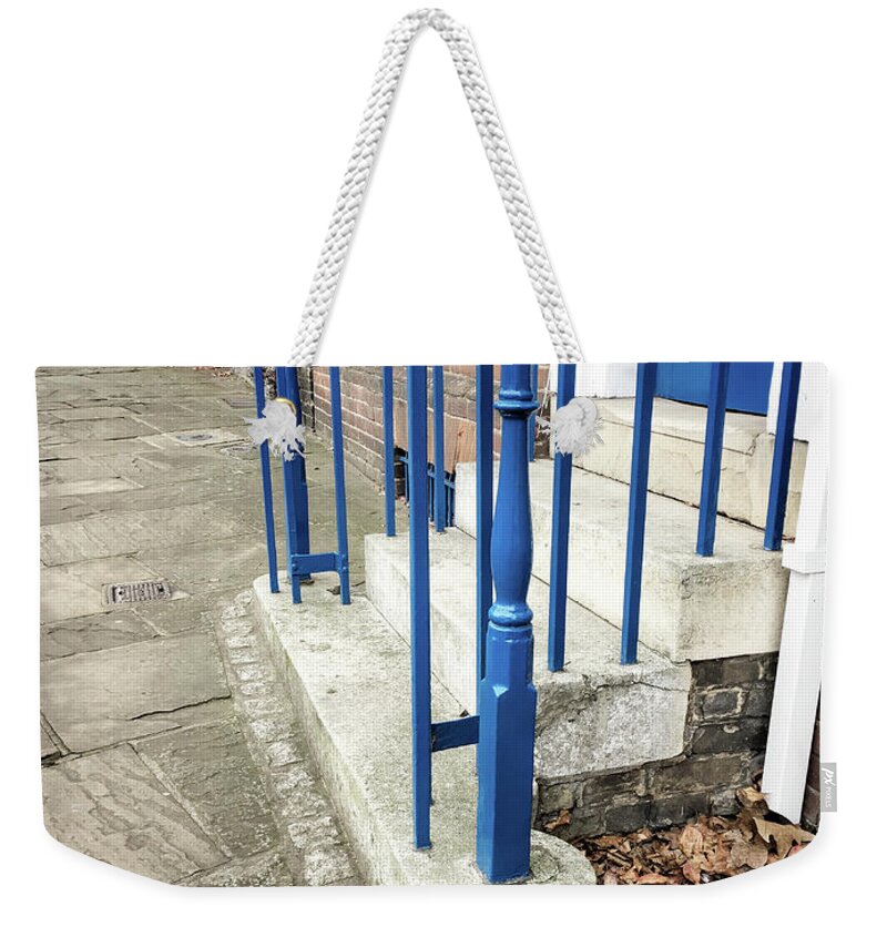 Access Weekender Tote Bag featuring the photograph Stone steps detail #3 by Tom Gowanlock