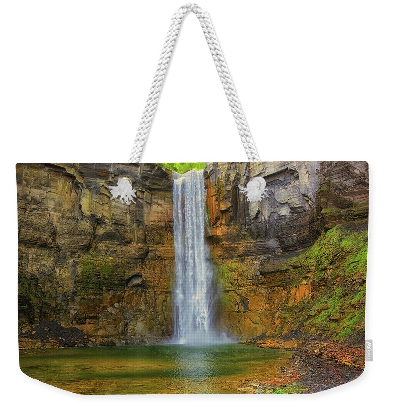 Taughannock Falls Weekender Tote Bag featuring the photograph Taughannock Falls by Raymond Salani III