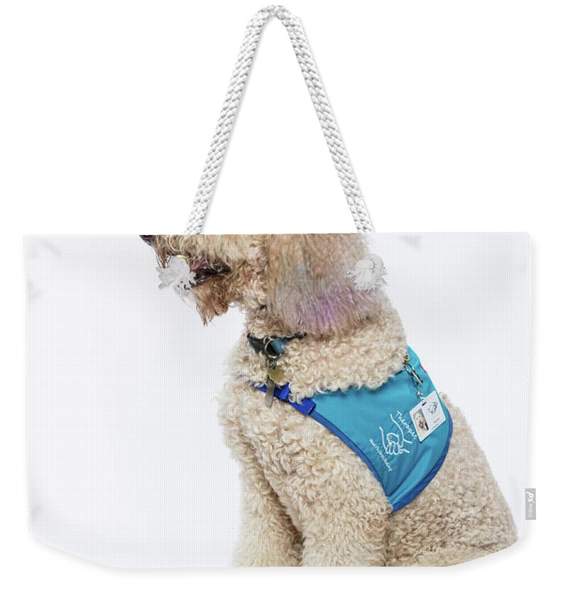 Therapet Weekender Tote Bag featuring the photograph 3010.057 Therapet #3010057 by M K Miller