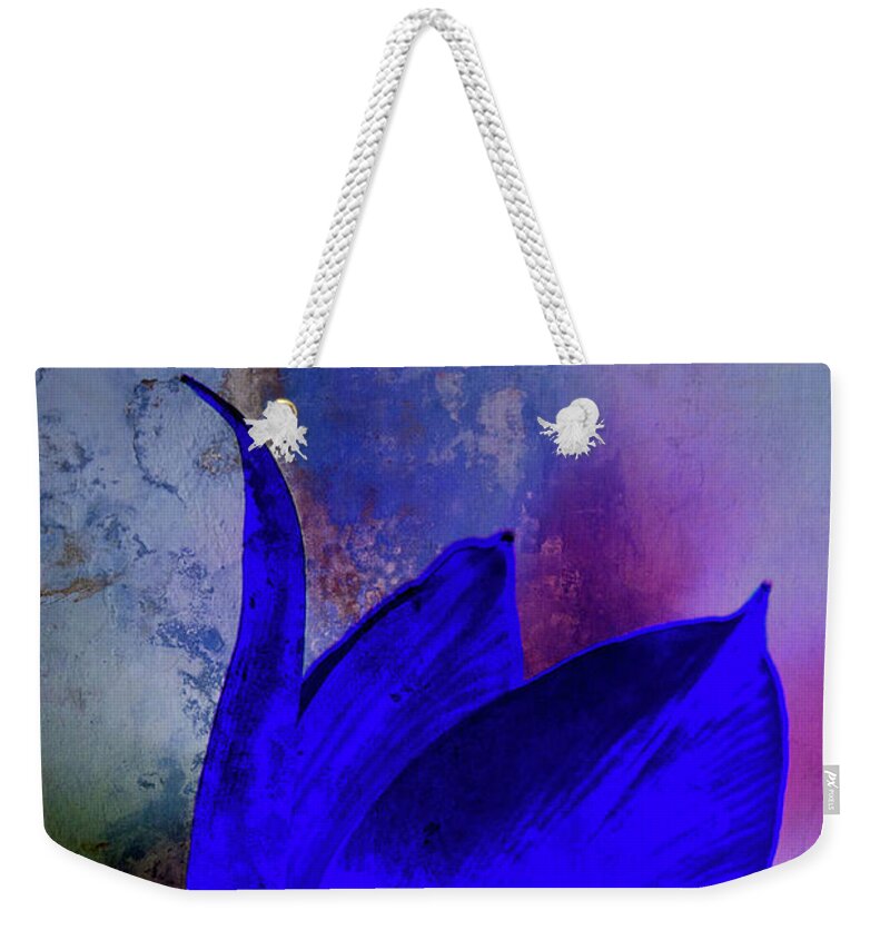 Texture Weekender Tote Bag featuring the photograph Texture Flowers #32 by Prince Andre Faubert