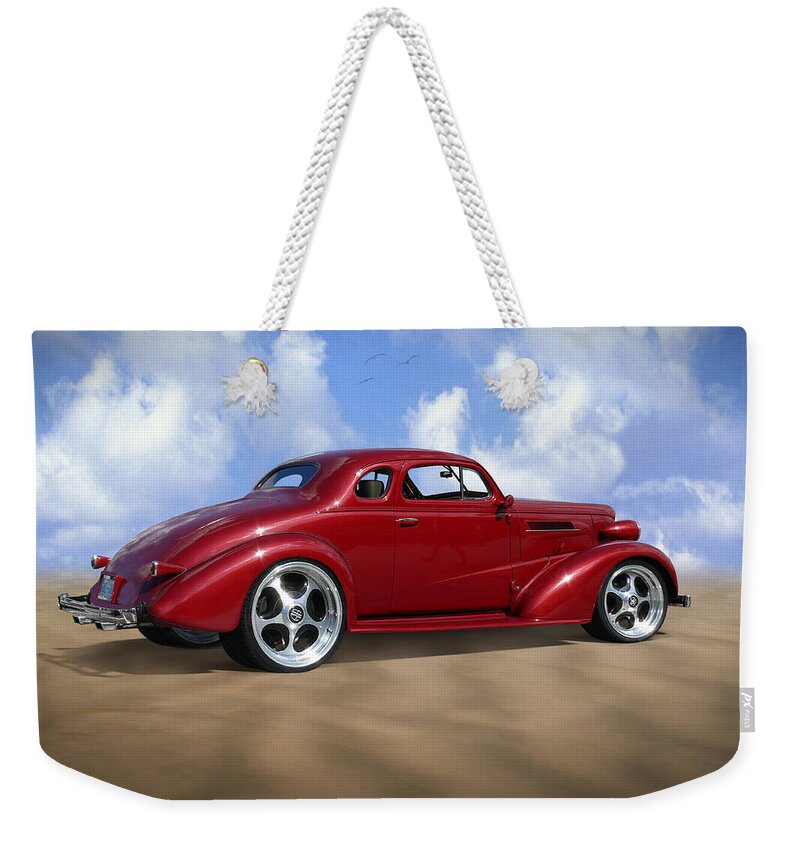 Transportation Weekender Tote Bag featuring the photograph 37 Chevy Coupe by Mike McGlothlen