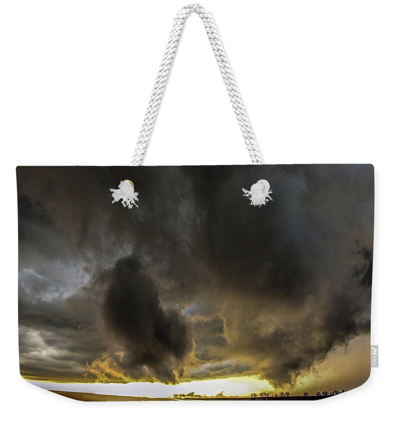 Nebraskasc Weekender Tote Bag featuring the photograph 3rd Storm Chase of 2018 045 by NebraskaSC