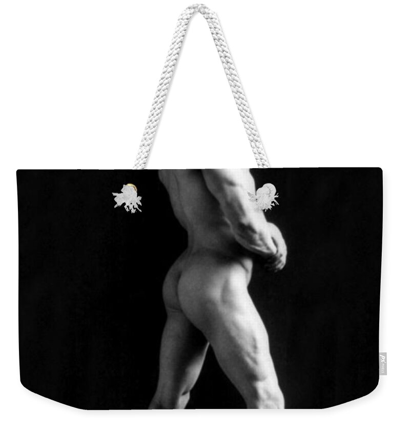 Erotica Weekender Tote Bag featuring the photograph Eugen Sandow, Father Of Modern #4 by Science Source