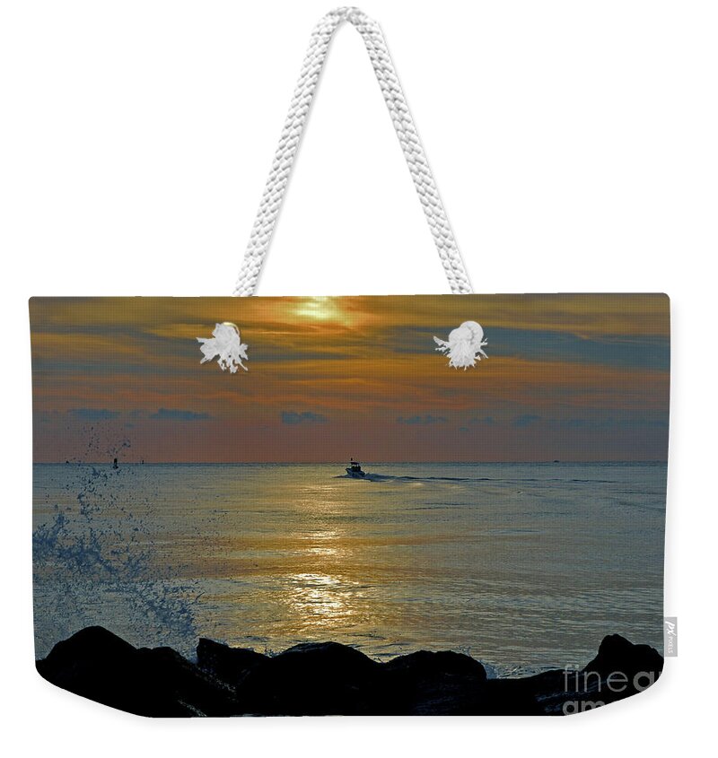  Weekender Tote Bag featuring the photograph 4- Into The Day by Joseph Keane