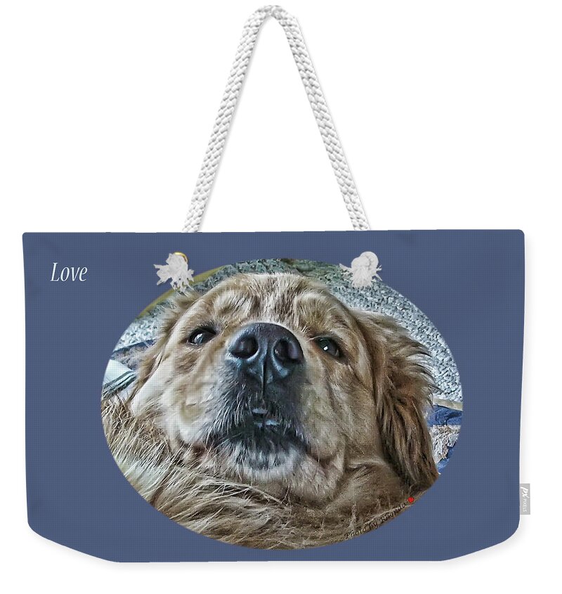 Greeting Card Weekender Tote Bag featuring the photograph Love #5 by Rhonda McDougall
