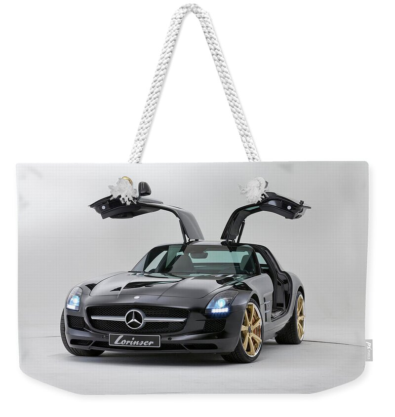 Mercedes Weekender Tote Bag featuring the digital art Mercedes #4 by Maye Loeser