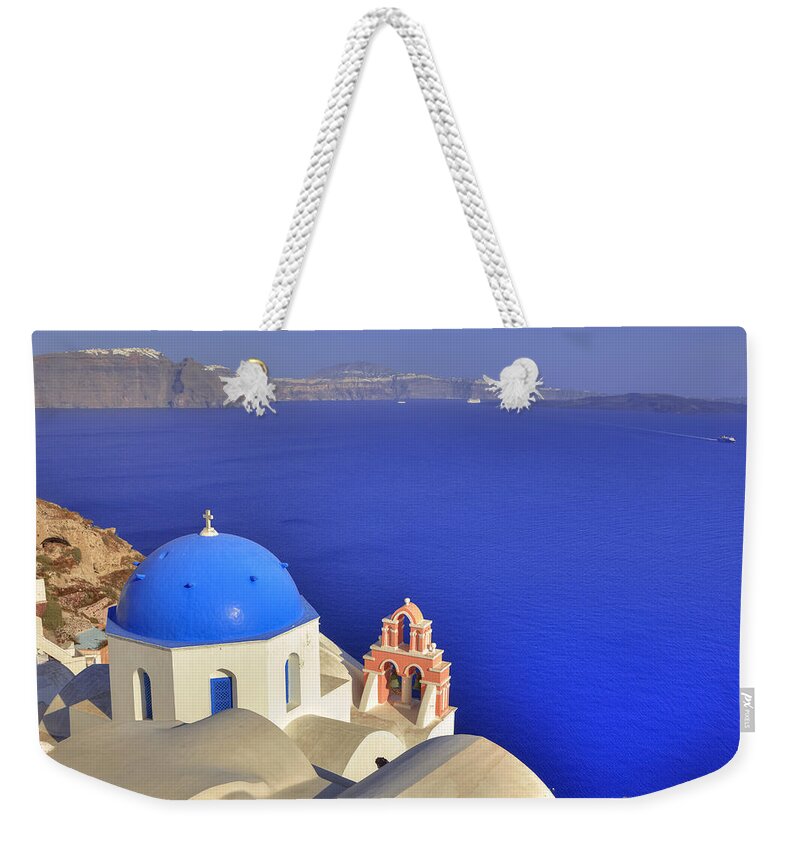 Oia Weekender Tote Bag featuring the photograph Oia - Santorini #4 by Joana Kruse