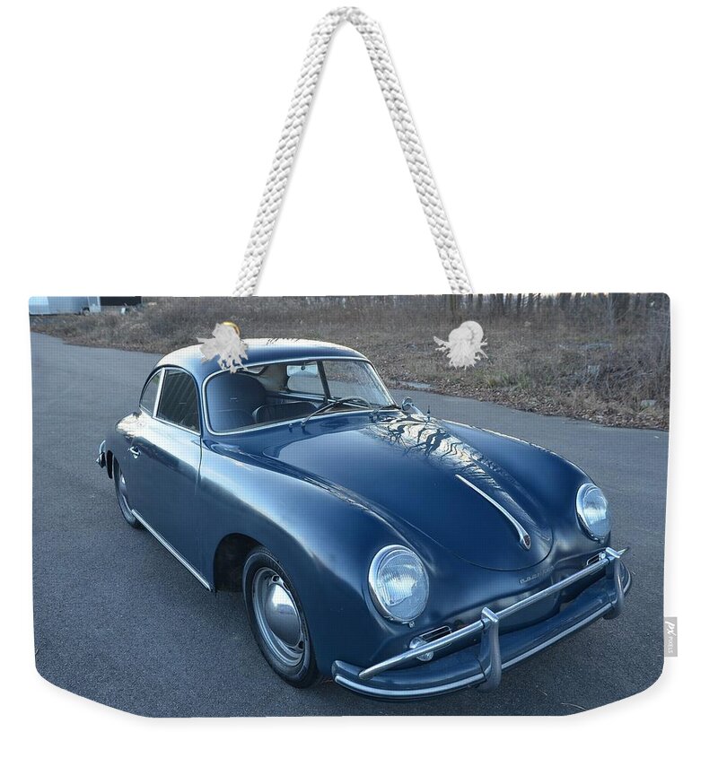 Porsche 356a Weekender Tote Bag featuring the photograph Porsche 356A #4 by Jackie Russo