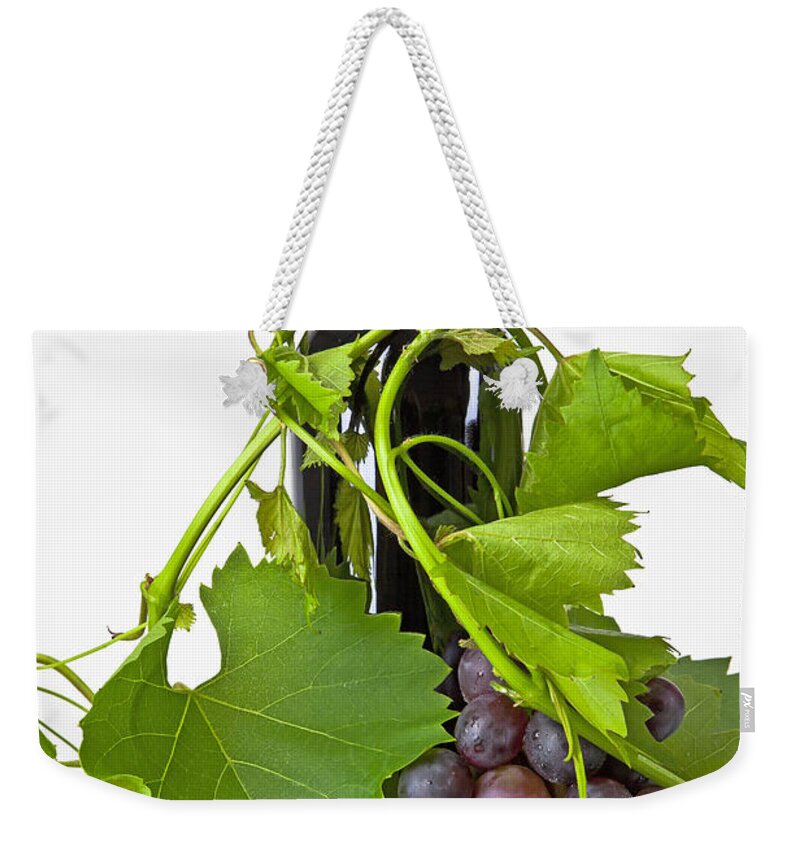 Wine Weekender Tote Bag featuring the photograph Red wine #4 by Joana Kruse